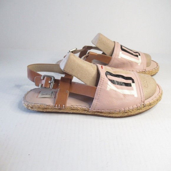 ED Ellen DeGeneres Valentines Wms Skylin Leather Open Toe Sandals Size 9.5. EUC - Picture 3 of 7